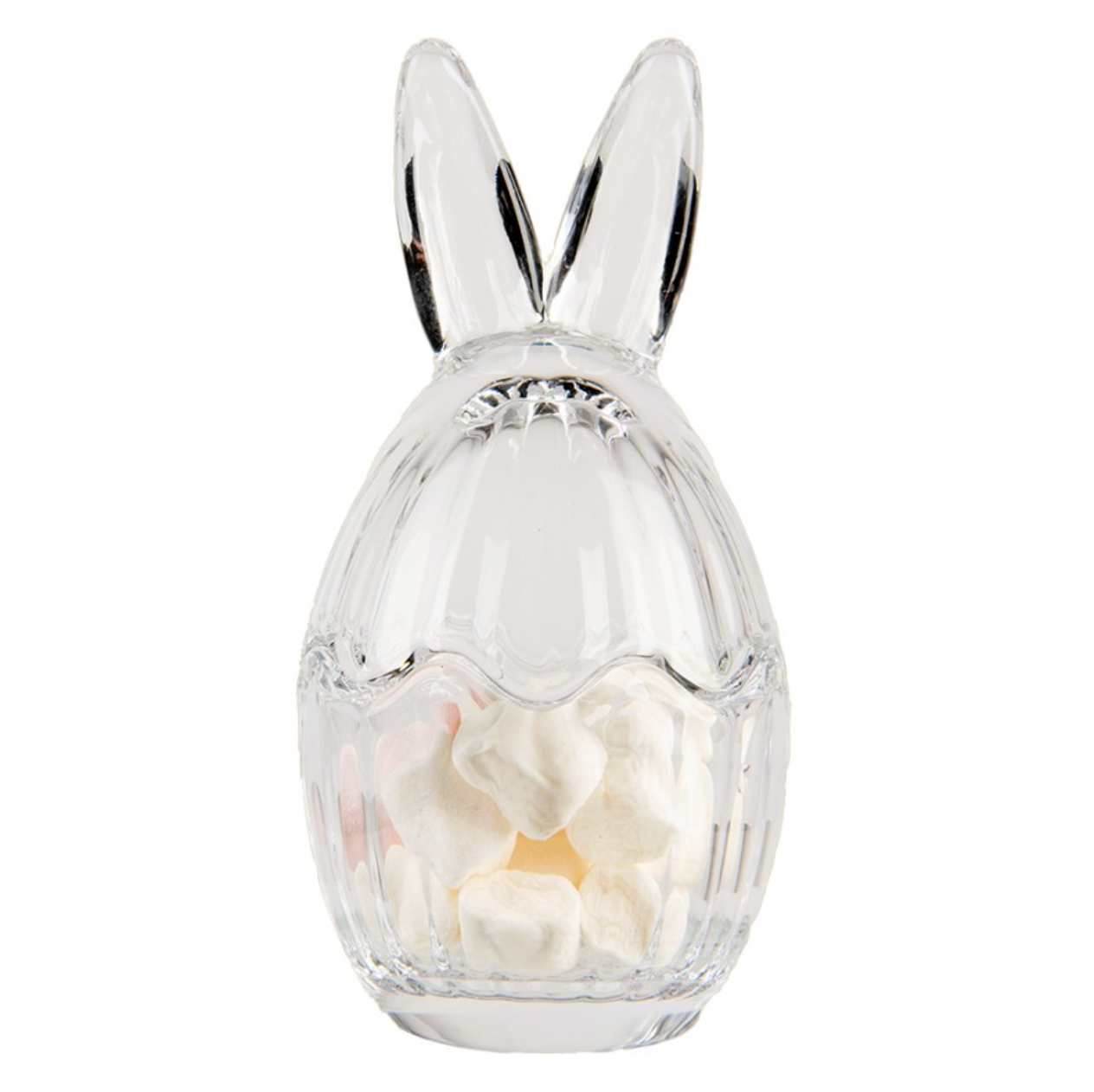 Barattolino in vetro con orecchie da coniglio