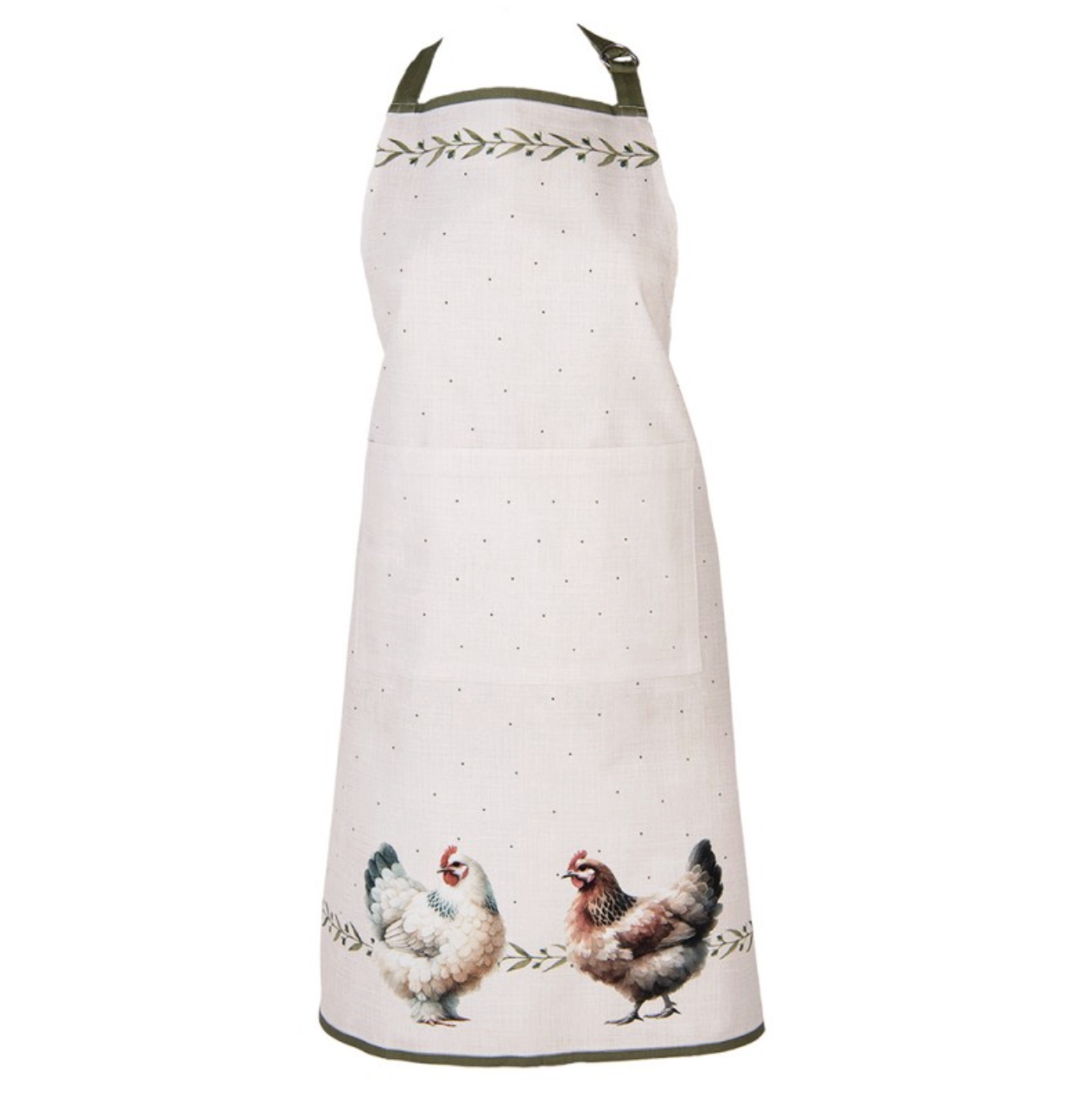 Grembiule da cucina con tasca - Gallinelle