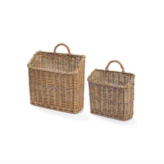 Cesto in vimini con manico - Due misure
