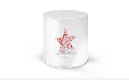 Bicchiere in vetro borosilicato - STELLA MARINA