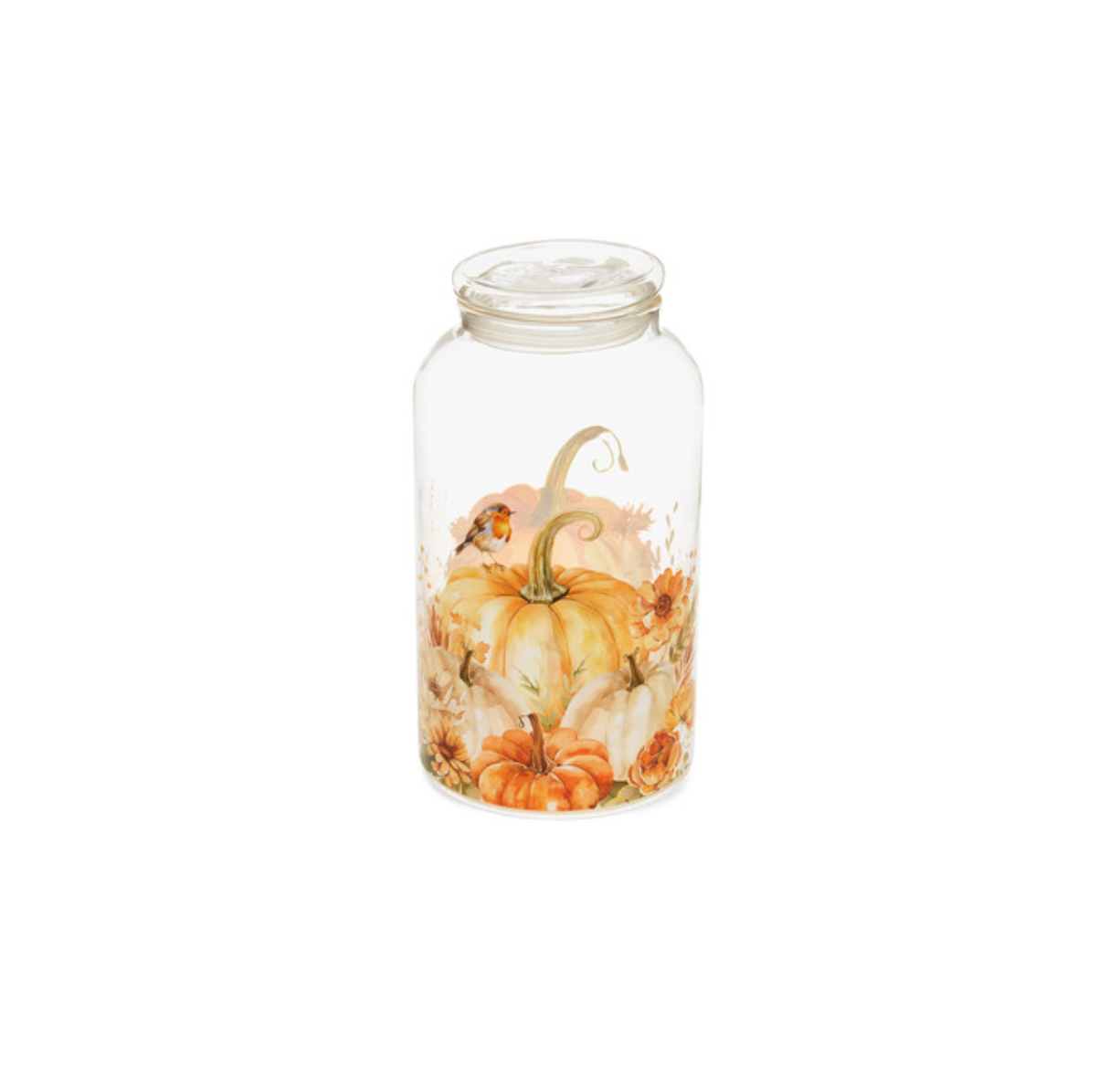 Barattolo in vetro borosilicato - "Giardino d'autunno"