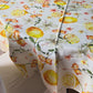 Ibiscus - Tovaglia anti-macchia con fiori e limoni