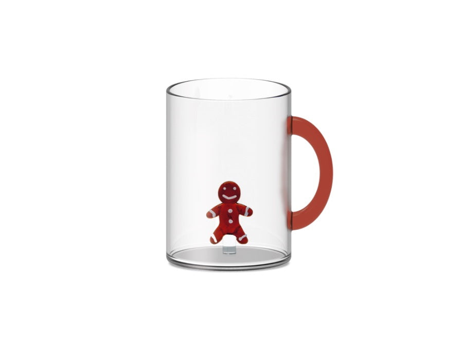 Mug in vetro borosilicato - PAN DI ZENZERO