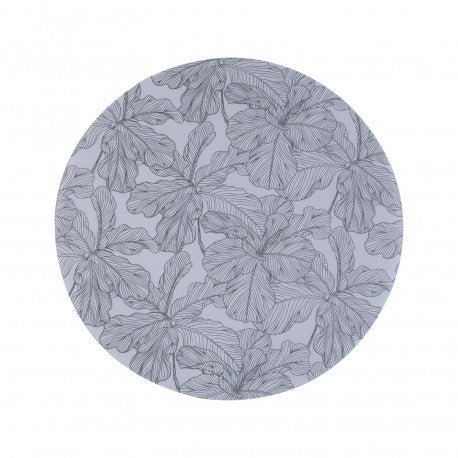 Tovaglietta rotonda Palm Grey