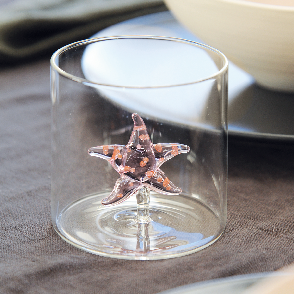 Bicchiere in vetro borosilicato - STELLA MARINA