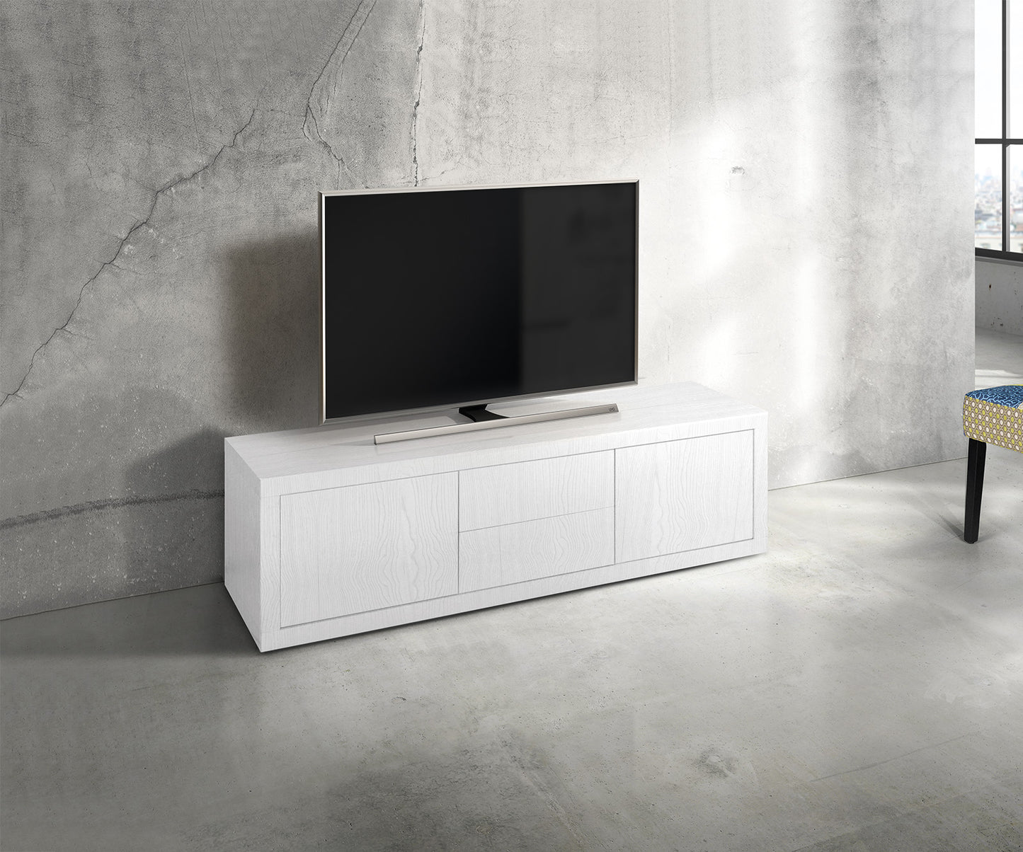 Elmer - Porta tv in laminato venato